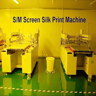 Solder mask screen silk print machine